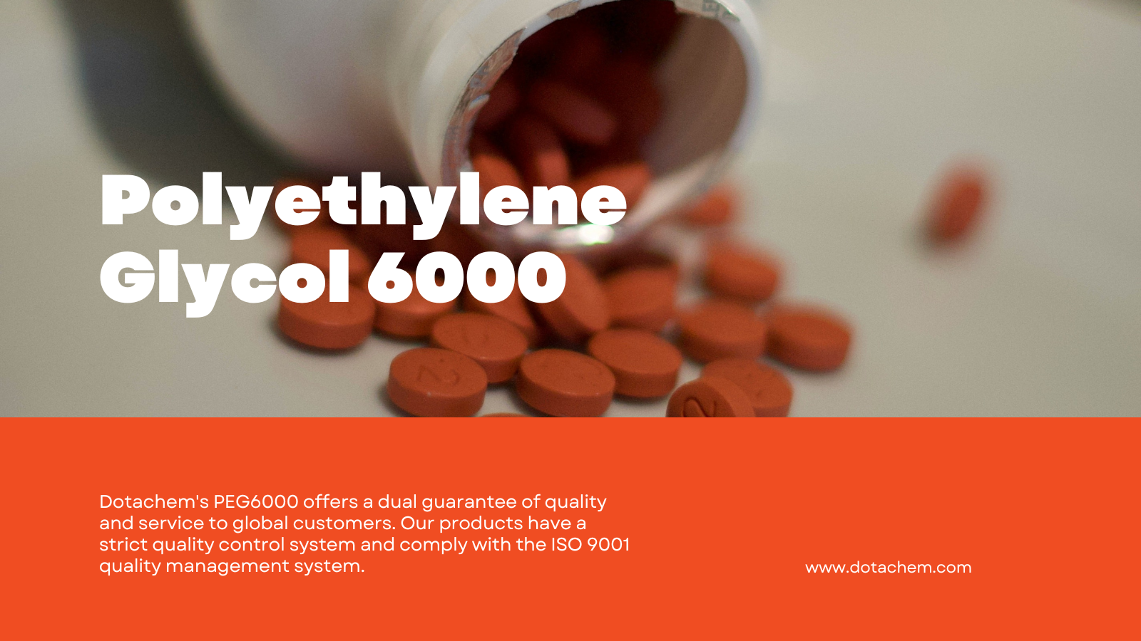 Polyethylene Glycol 6000: Diverse applications in the industrial field and Dotachem's quality commitment