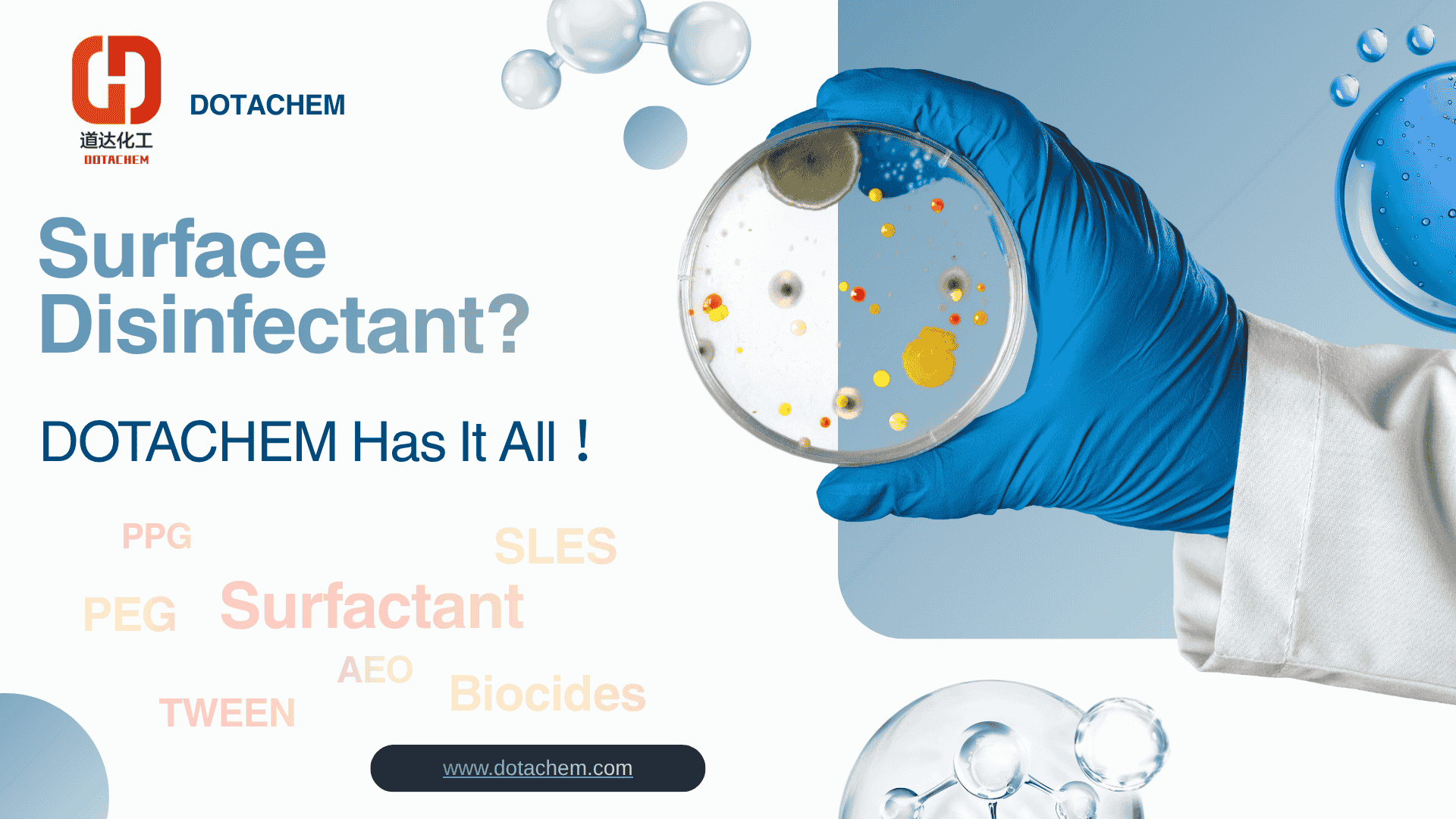 Global Surface Disinfectant Market Growth Boosts Demand for Premium Chemical Raw Materials