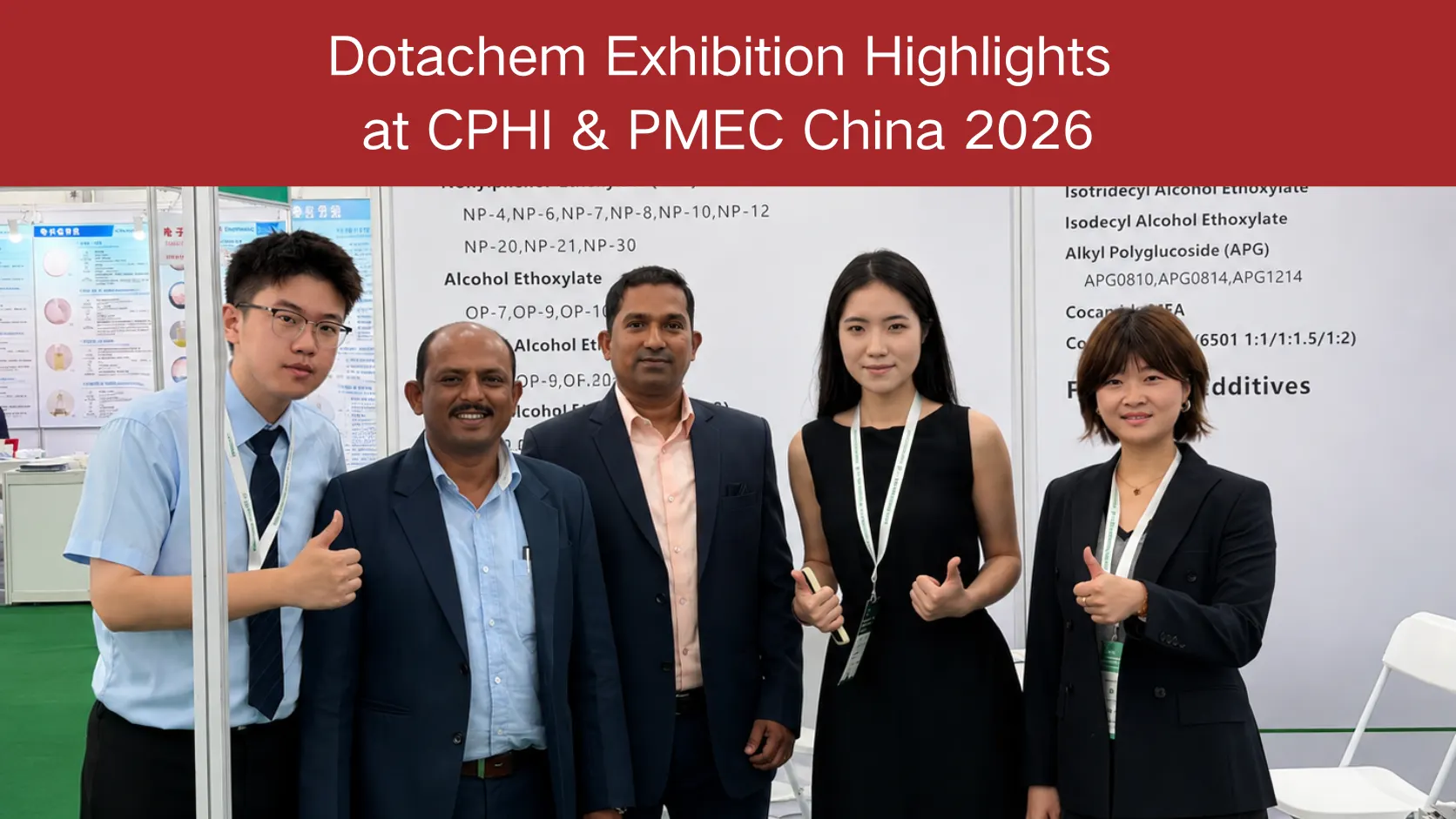 Dotachem Exhibition Highlights at CPHI & PMEC China 2026: Product Needs and Market Feedback